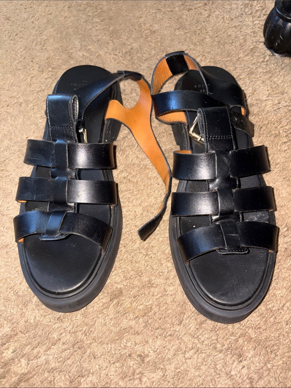 Sezane Allie Low Sandal - Picture 2 of 7